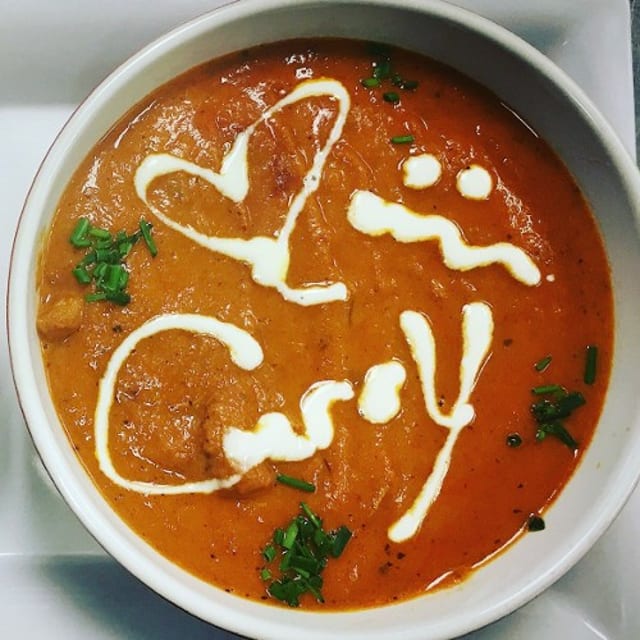 Butter Chicken Curry With Rice.