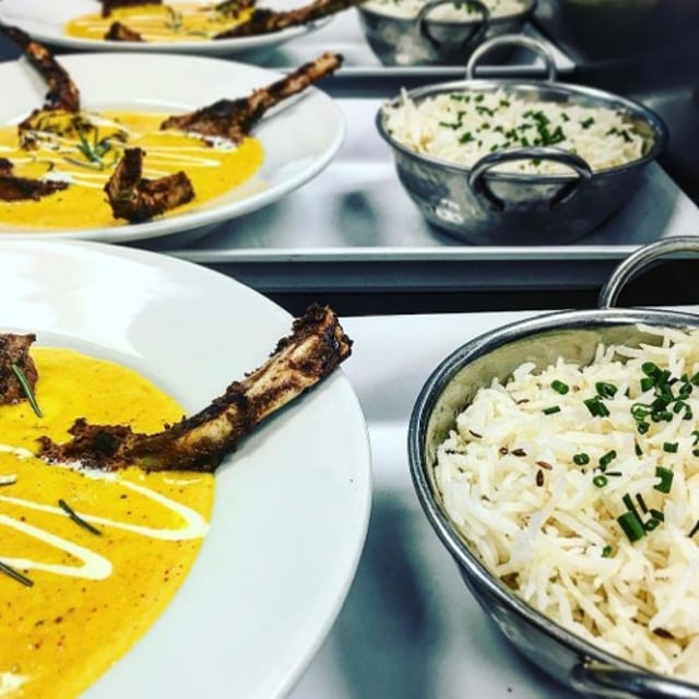 Lamb Chop in Rosemary Curry.