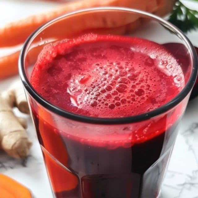Fresh Beet Juice.