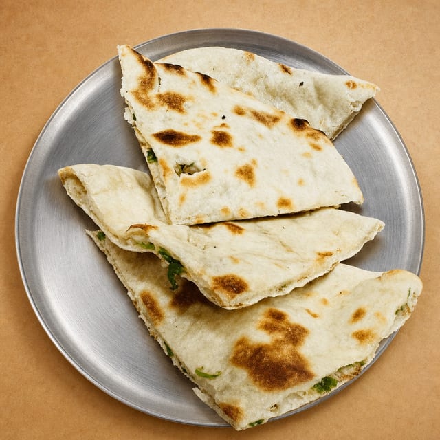 Green Onion Naan.