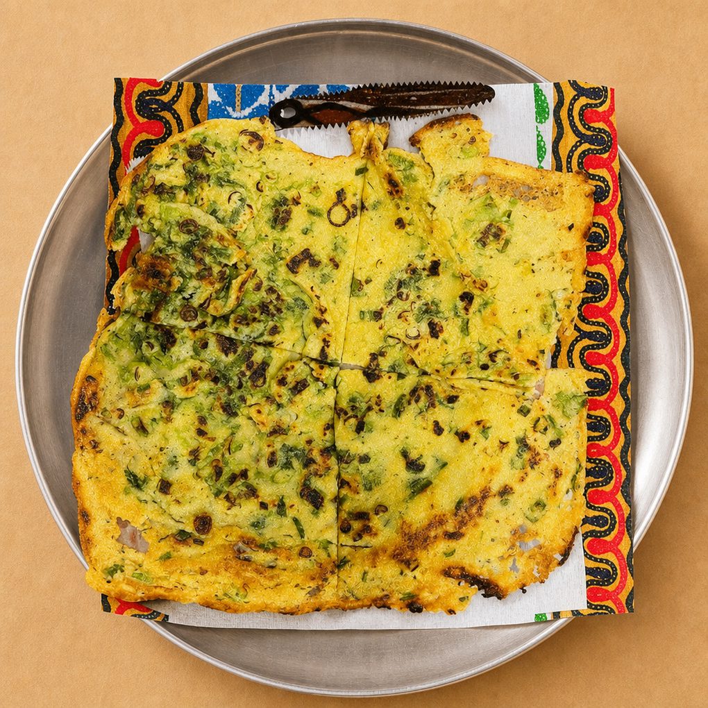 Chickpea Flour Roti (V) (GF).