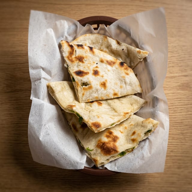 Green Onion Naan.