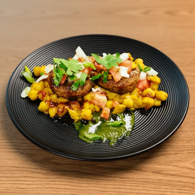 Aloo Tikki Chaat.