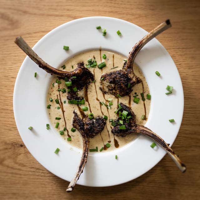 Lamb Chop in Garam Masala Curry.