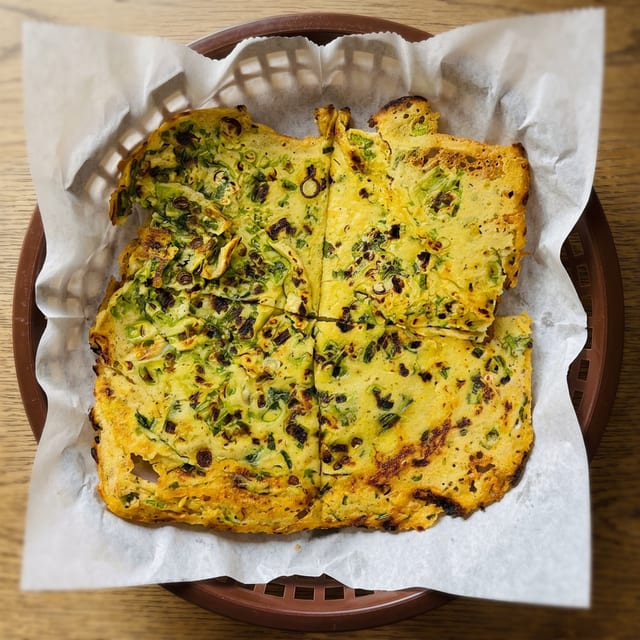 Chickpea Flour Roti (V) (GF).